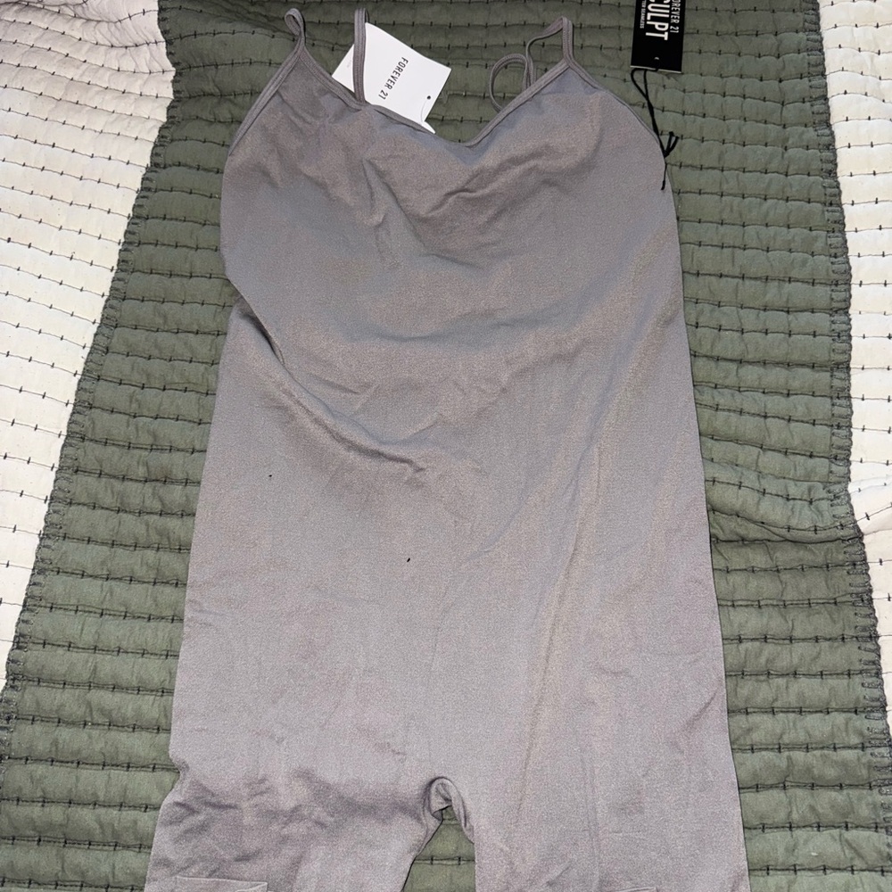 Forever 21 Gray Jumpsuit